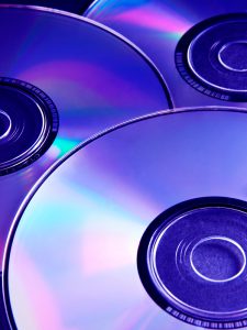 Colorful Compact Discs